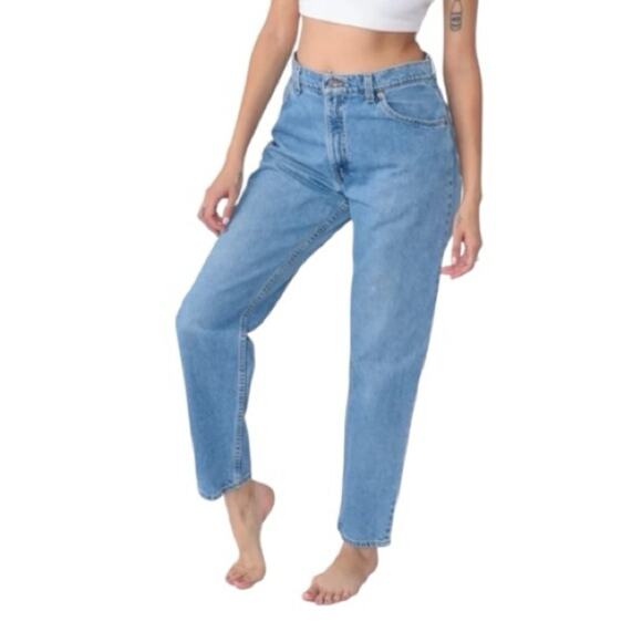 RARE Vintage 90s Levi’s 951 Orange Tab Jeans | High Rise Relaxed Fit Tapered Leg - Picture 1 of 15